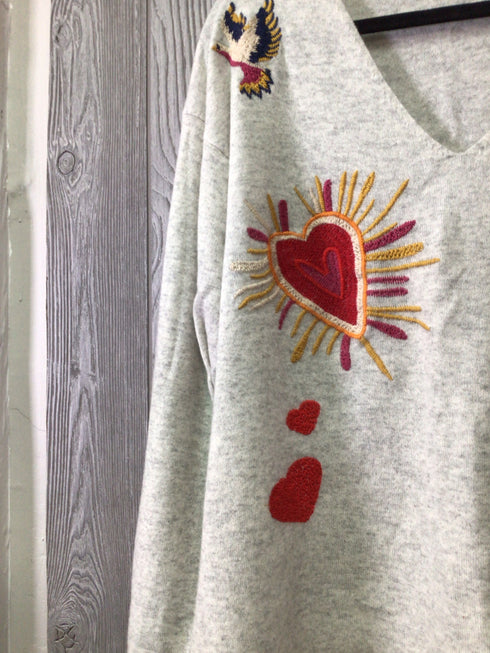 Johnny Was Cashmere Sweater Size Large